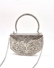 Silver Oxidised Purse